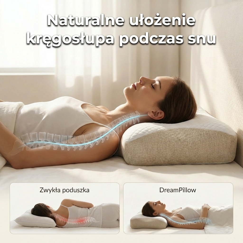 DreamPillow™ - Obudź się bez bólu karku już po pierwszej nocy